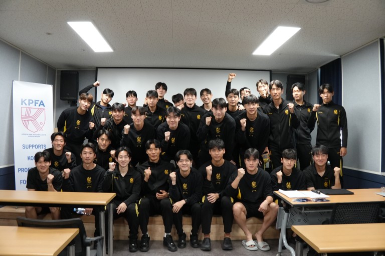 선수협, 광주FC 찾았다… “말 아닌 절차로 보호” 선수협, 자선경기 재확인·익명신고센터 확대